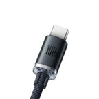 ‏⁦Baseus⁩ ⁦Crystal⁩ ⁦Shine⁩ ⁦Series⁩ كابل من ⁦USB-A⁩ إلى ⁦Type-C⁩ لشحن ونقل البيانات بسرعة عالية، بقدرة ⁦100⁩ واط وتيار ⁦5⁩ أمبير، بطول ⁦1⁩.⁦2⁩ متر، ⁦CAAJYY000401⁩