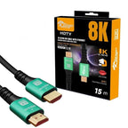 كوجر-إيجي كابل HDMI مع إيثرنت، 15 متر، 8K Ultra HD