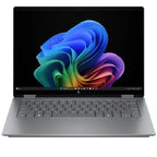 لابتوب HP OmniBook X Flip بمعالج Intel Core Ultra 7 258V، 32GB RAM، SSD، كارت Intel Arc 140V، شاشة 14 بوصة 3K، ويندوز 11، موديل 14-fm0011ne فضي ميتيور