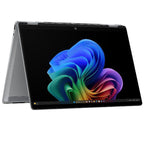 لابتوب HP OmniBook X Flip بمعالج Intel Core Ultra 7 258V، 32GB RAM، SSD، كارت Intel Arc 140V، شاشة 14 بوصة 3K، ويندوز 11، موديل 14-fm0011ne فضي ميتيور