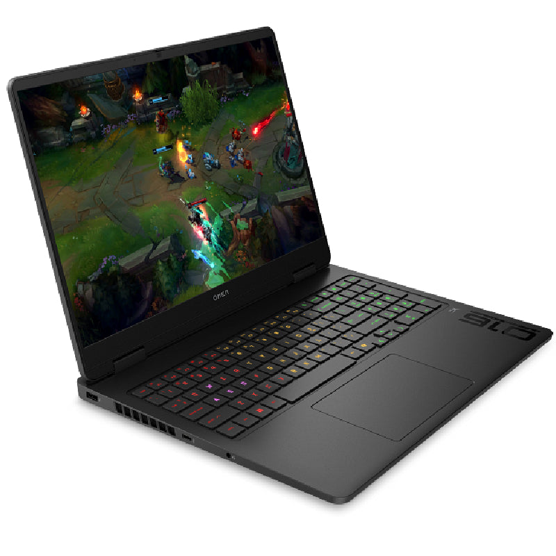 لابتوب HP Omen للألعاب بمعالج Intel Core Ultra 7 255H، 16GB RAM، SSD، كارت NVIDIA GeForce RTX 5060، شاشة 16 بوصة WQXGA، ويندوز 11، موديل 16-am0044ne أسود
