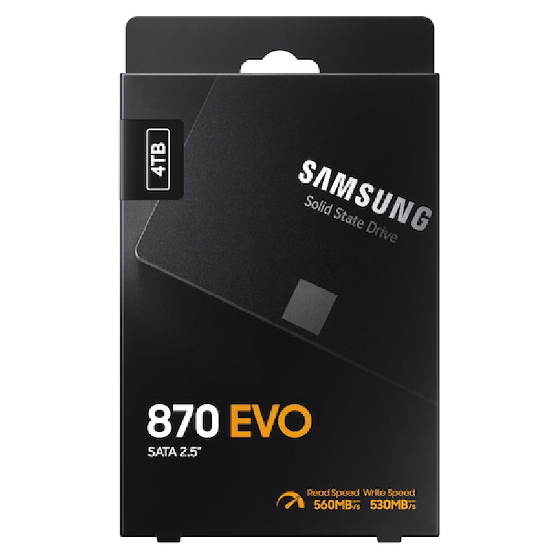 سامسونج إيفو 870 قرص صلب SSD، 4 تيرابايت، SATA، 2.5 بوصة، MZ