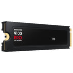 Samsung 9100 Pro Heatsink قرص صلب SSD، NVMe-M2، سعة 1 تيرابايت، VAP1T0CW