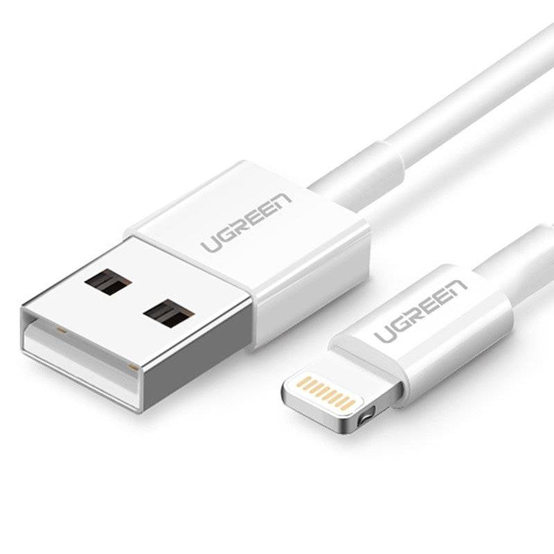 يوجرين US287 كابل من USB-A إلى Lightning، 2.4 أمبير، طوله 2 متر