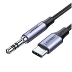 يوجرين AV143 كابل صوت من Type-C إلى AUX 3.5 ملم، 1 متر