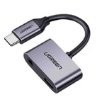 يوجرين 50596 محول صوت من Type-C إلى AUX 3.5 ملم Type-C
