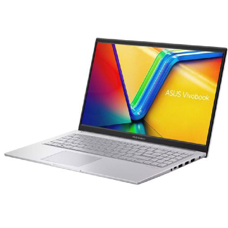 لابتوب ASUS VivoBook 15 بمعالج Intel Core 5 120U، 16GB RAM، SSD، كارت Intel UHD، شاشة 15.6 بوصة FHD، ويندوز 11، موديل X1504VA-BQ4616W فضي