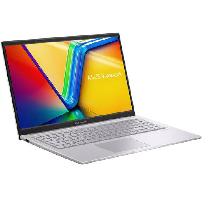 لابتوب ASUS VivoBook 15 بمعالج Intel Core 5 120U، 16GB RAM، SSD، كارت Intel UHD، شاشة 15.6 بوصة FHD، ويندوز 11، موديل X1504VA-BQ4616W فضي