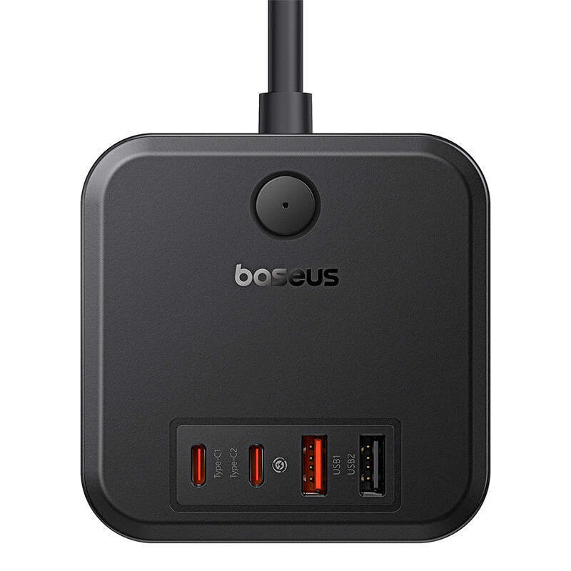 بايسوس PowerCombo Cube مشترك حائط مع موزع USB-C، 30 واط، 1.5 متر