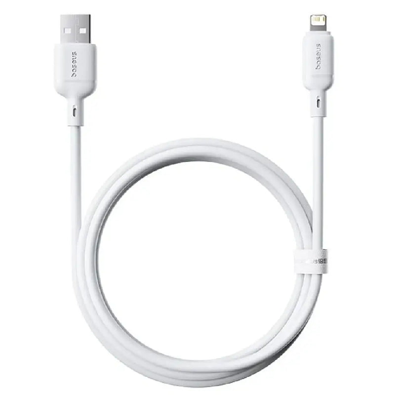 بايسوس Silky Series كابل، من USB-A إلى لايتينج، 2.4 أمبير، 2 متر