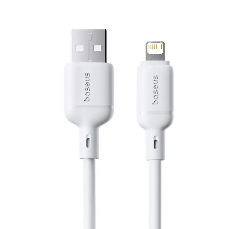 بايسوس Silky Series كابل، من USB-A إلى لايتينج، 2.4 أمبير، 2 متر