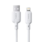 بايسوس Silky Series كابل، من USB-A إلى لايتينج، 2.4 أمبير، 2 متر