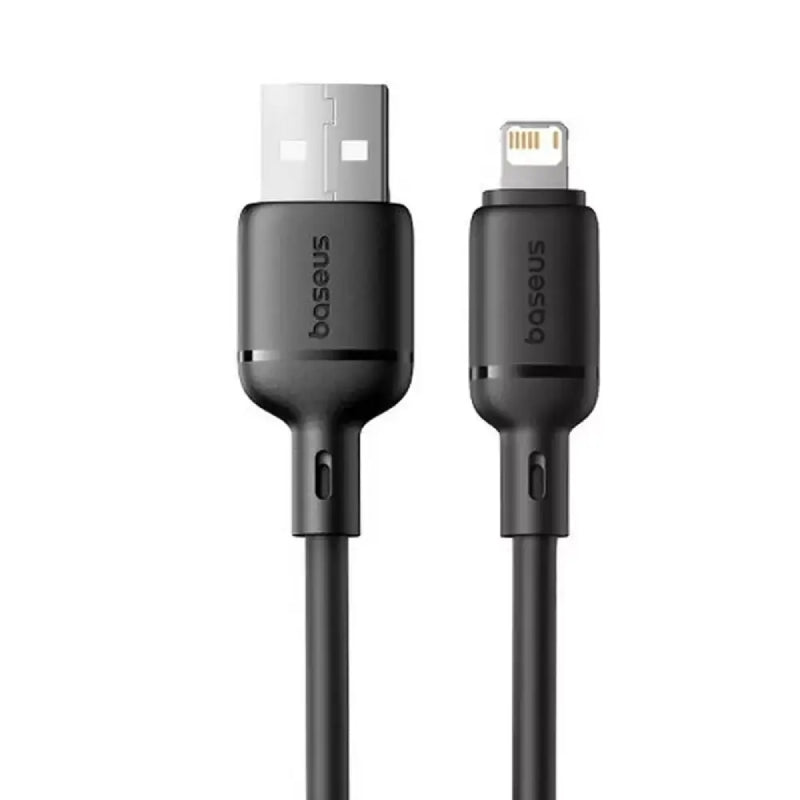 بايسوس Silky Series كابل، من USB-A إلى لايتينج، 2.4 أمبير، 2 متر