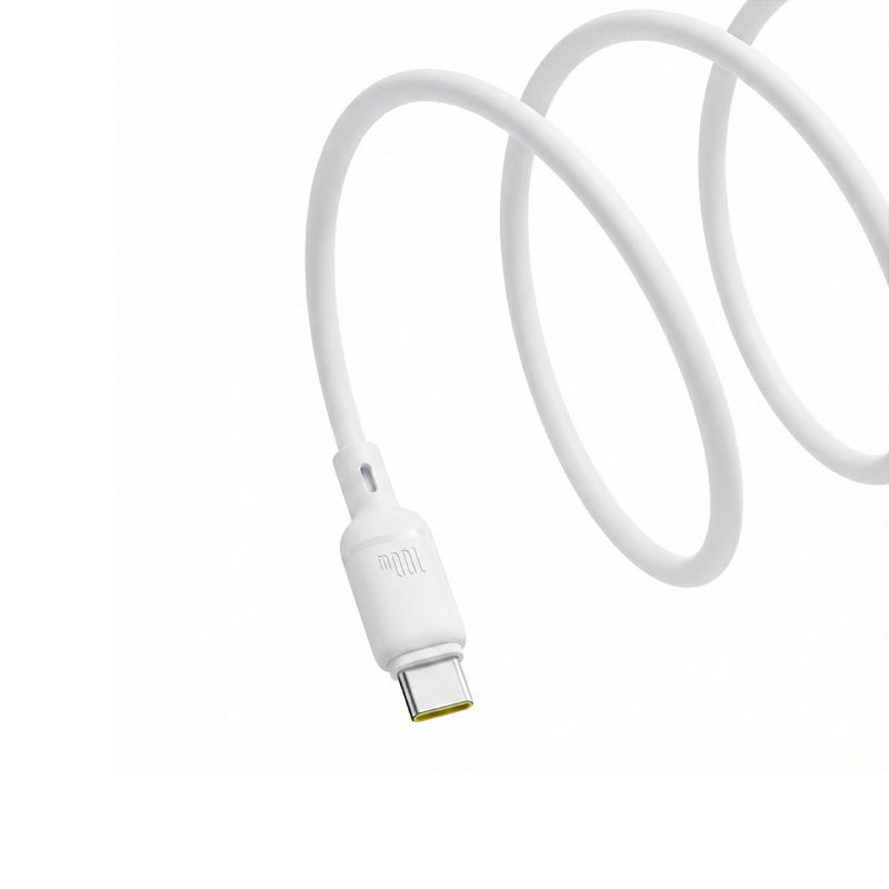 بايسوس Silky Series كابل، من USB-A إلى Type-C، 3 أمبير، 1 متر