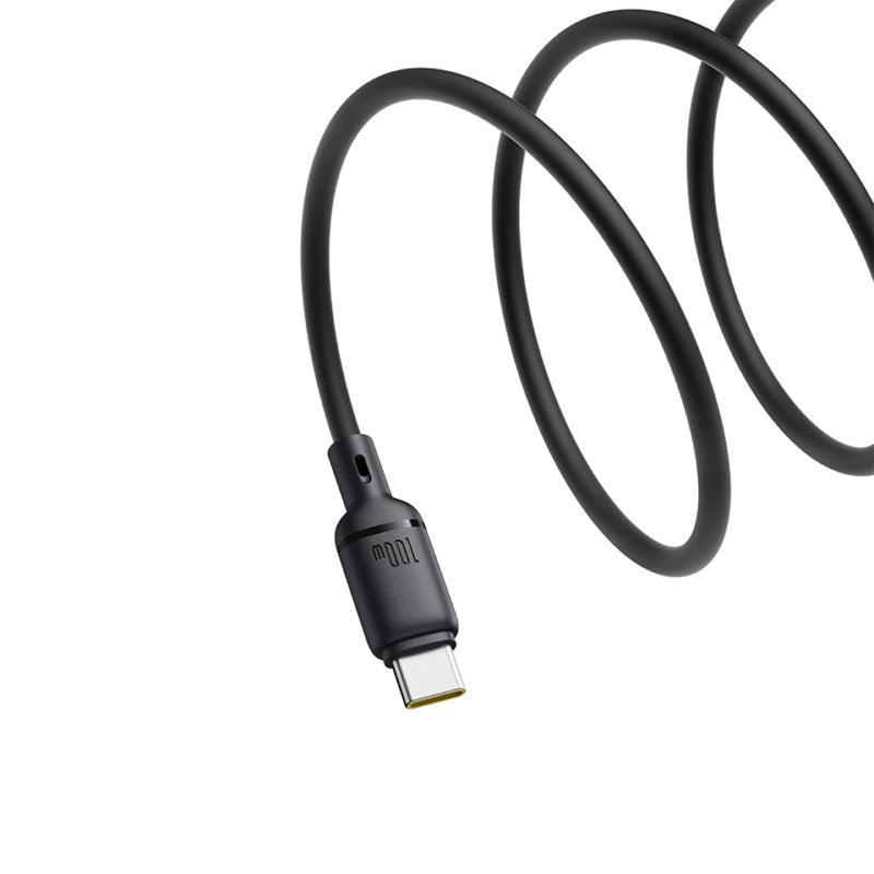 بايسوس Silky Series كابل، من USB-A إلى Type-C، 3 أمبير، 1 متر