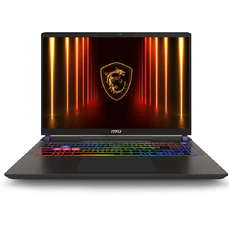 لابتوب MSI Vector 16 HX AI A2XWHG بمعالج Intel Core Ultra 7 255HX، 16GB RAM، SSD، كارت NVIDIA GeForce RTX 5070 Ti، شاشة 16 بوصة QHD+، ويندوز 11 أسود