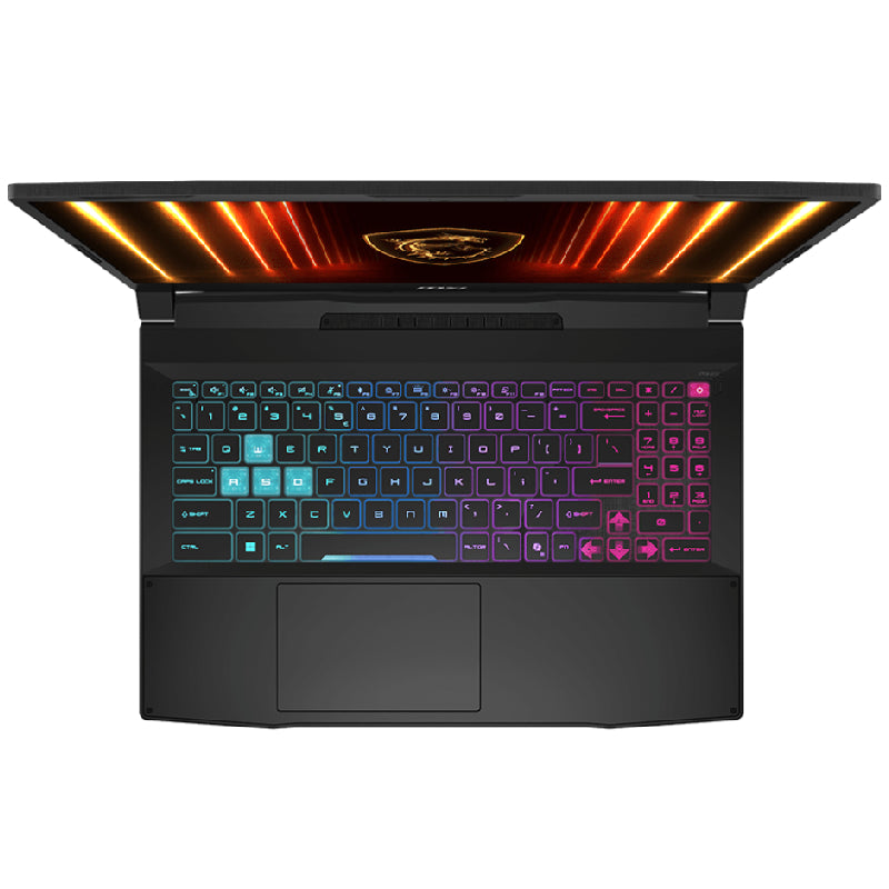 لابتوب MSI Katana 15 HX B14WGK بمعالج Intel Core i7-14700HX، 16GB RAM، SSD، كارت NVIDIA GeForce RTX 5070، شاشة 15.6 بوصة QHD، ويندوز 11 أسود