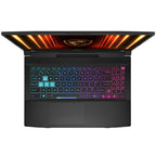 لابتوب MSI Katana 15 HX B14WFK بمعالج Intel Core i7-14700HX، 16GB RAM، SSD، كارت NVIDIA GeForce RTX 5060، شاشة 15.6 بوصة QHD، ويندوز 11 أسود