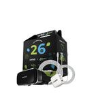 باندل Cardoo Box 2 ( نظارة VR + كابل USB-C إلى Lightning بقدرة 27 وات + كابل USB-C إلى USB-C بقدرة 100 وات + شاحن حائط 65 وات)