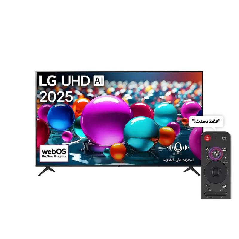 تلفزيون LG سمارت 55 بوصة 4K UHD رسيفر مدمج 55UA851C0LA