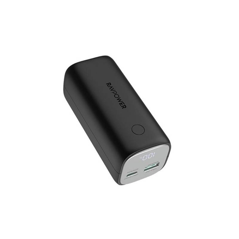 باور بانك RAVPower Pioneer سعة 10400 مللي أمبير 30 وات Super PD RP-PB208 أسود