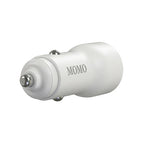 شاحن سيارة MOMO Mini Turbo USB-C Speed MO-055501 أبيض