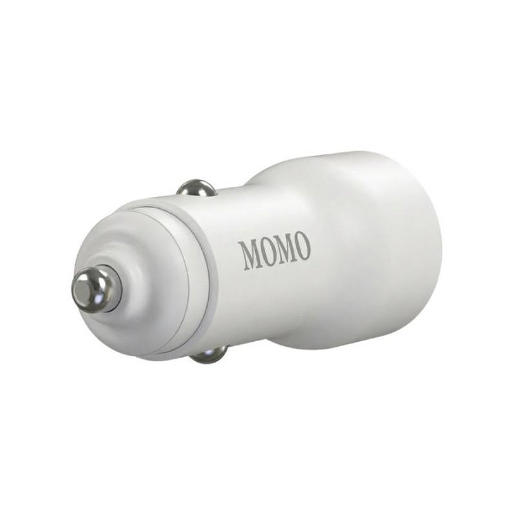 شاحن سيارة MOMO Mini Turbo USB-C Speed MO-055501 أبيض
