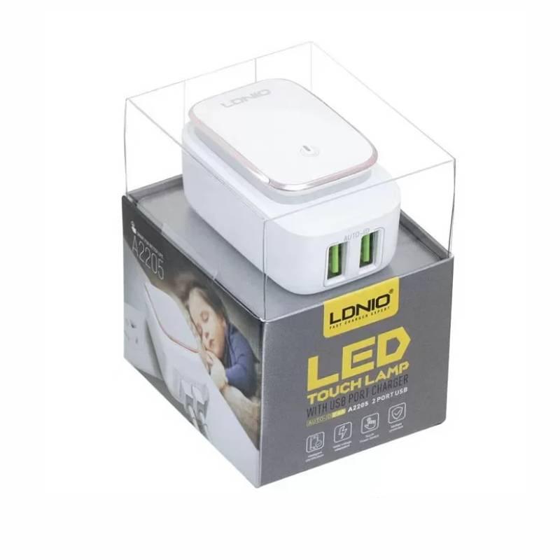 شاحن حائط LDNIO A2205 Type-C بقدرة 12 واط ابيض