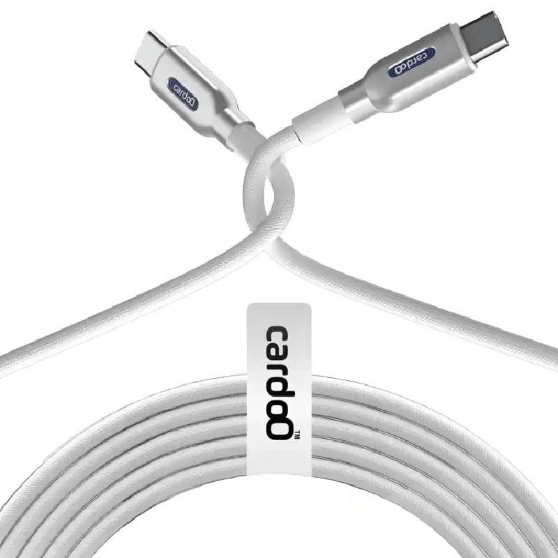 كابل Cardoo USB-A إلى USB-C بطول 1.2 متر أبيض