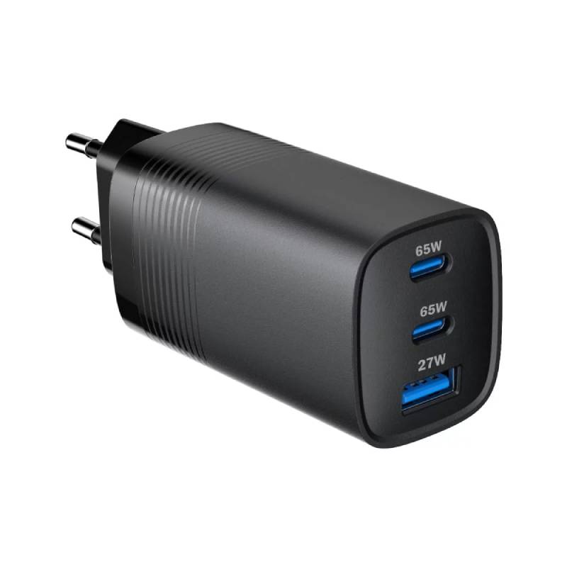 شاحن حائط Smart Gate، 65 وات PD، USB-A و2 USB-C