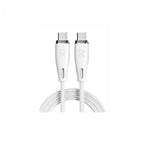 كابل RAVPower Type-C إلى Type-C نايلون 60 وات، 1.2 متر، RP-CB1037 أبيض