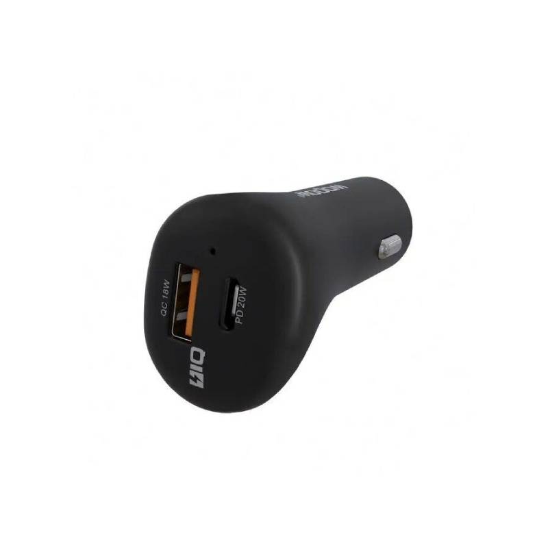 شاحن سيارة WOPOW WR02 بقدرة 38 وات بمنفذين USB أسود
