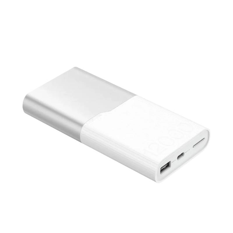 باور بانك OPPO، سعة 12000mAh، شحن فائق السرعة SuperVOOC بقدرة 100W، أبيض