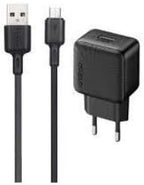 شاحن Oraimo للشحن السريع مع كابل Micro USB OCW-1112EM أسود