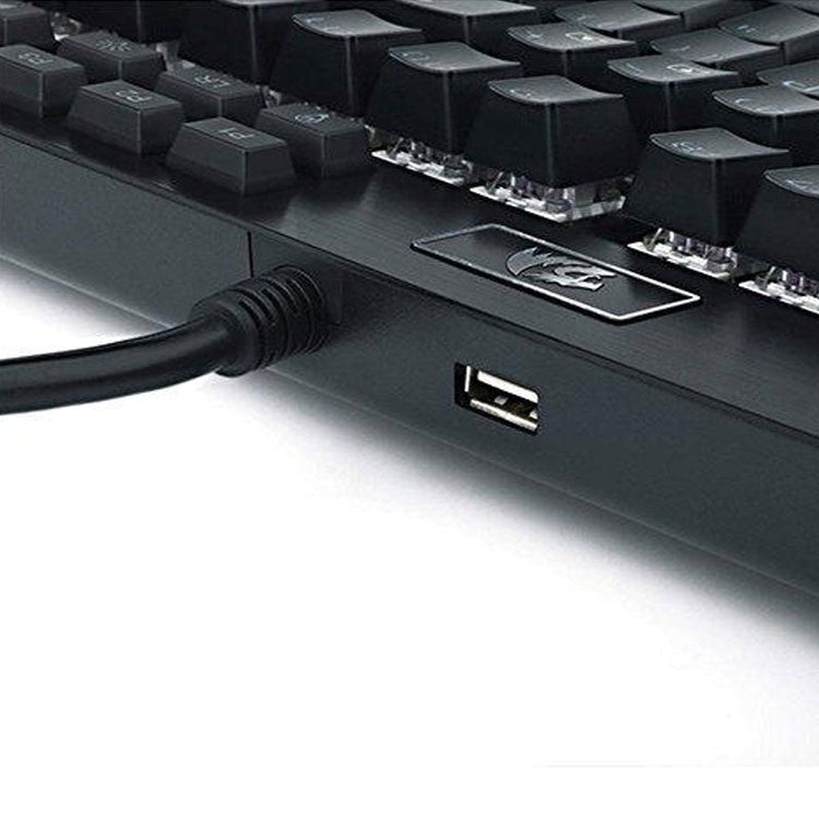 لوحة مفاتيح ميكانيكية Redragon K550 Yama (سويتش بنفسجي وإضاءة خلفية RGB) 131 مفتاحاً لون أسود