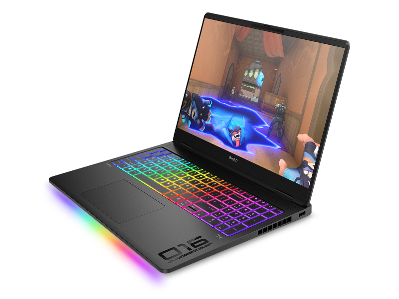 لابتوب الألعاب HP OMEN MAX 16 معالج Intel Core Ultra 9 275HX، ذاكرة 64 جيجابايت، سعة 2 تيرابايت SSD، بطاقة NVIDIA GeForce RTX 5090، شاشة 16 بوصة WQXGA OLED، ويندوز 11، أسود (16-ah0018ne)