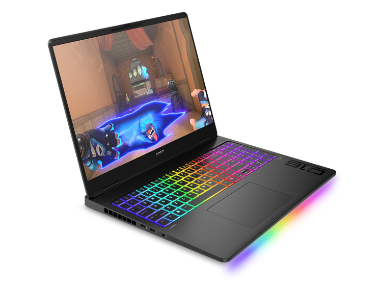 لابتوب الألعاب HP OMEN MAX 16 معالج Intel Core Ultra 9 275HX، ذاكرة 64 جيجابايت، سعة 2 تيرابايت SSD، بطاقة NVIDIA GeForce RTX 5090، شاشة 16 بوصة WQXGA OLED، ويندوز 11، أسود (16-ah0018ne)