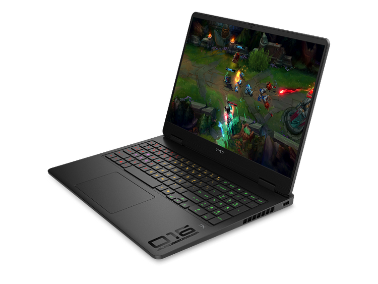 لابتوب HP OMEN 16 للألعاب بمعالج Intel Core Ultra 7 وذاكرة 16 جيجابايت وSSD سعة 1 تيرابايت وكرت شاشة RTX 5050 وشاشة 16 بوصة 2K أسود Shadow 16-am0025ne