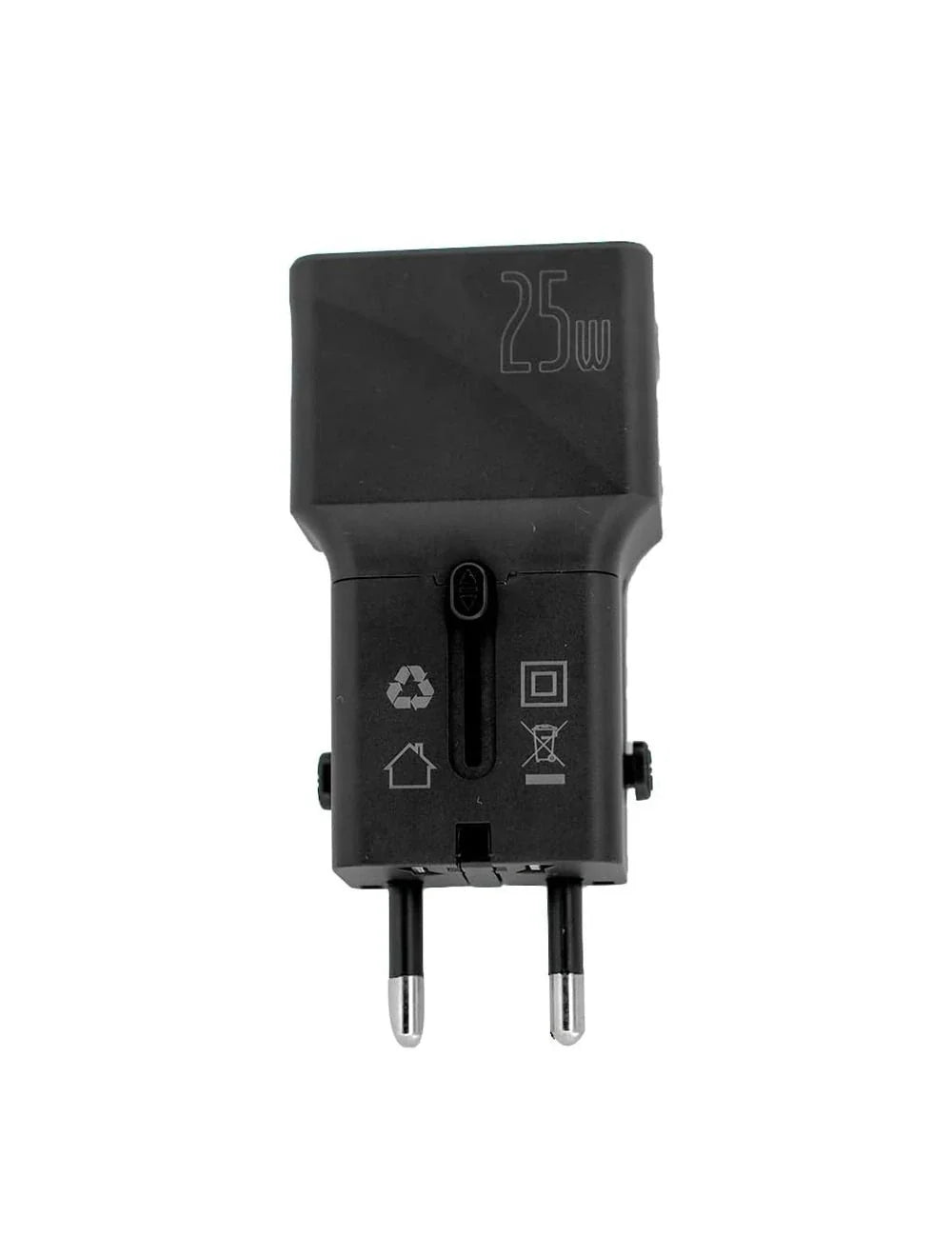 RAVPower شاحن منزلي عالمي ، قدرة 25 واط، بمنفذين USB أسود