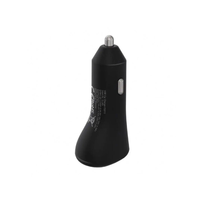 شاحن سيارة WOPOW WR02 بقدرة 38 وات بمنفذين USB أسود