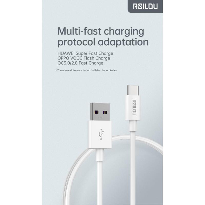 كابل Rsilou Type-C 120W 100CM R2009-001