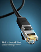 يوجريين كابل شبكة LAN Ethernet U/UTP Cat.6 بسرعة 1000 ميجابت/ثانية بطول 10 متر