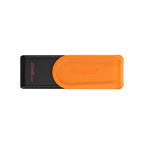 كينجستون فلاش ميموري 256 جيجا DataTraveler Exodia S، USB 3.2 Gen 1، منفذ USB Type-A، غطاء دوار DT Exodia S أسود وبرتقالي