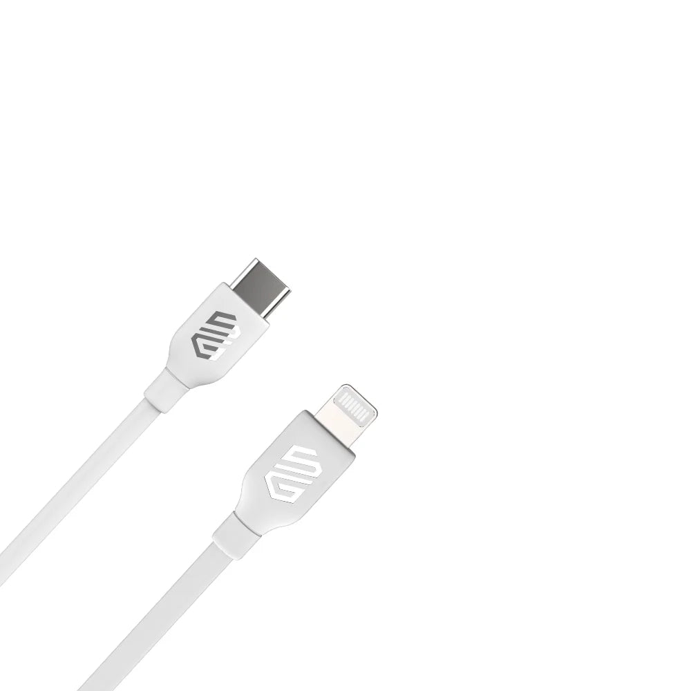 كابل Smart Gate USB-C إلى Lightning بطول 1 متر Shielded أبيض