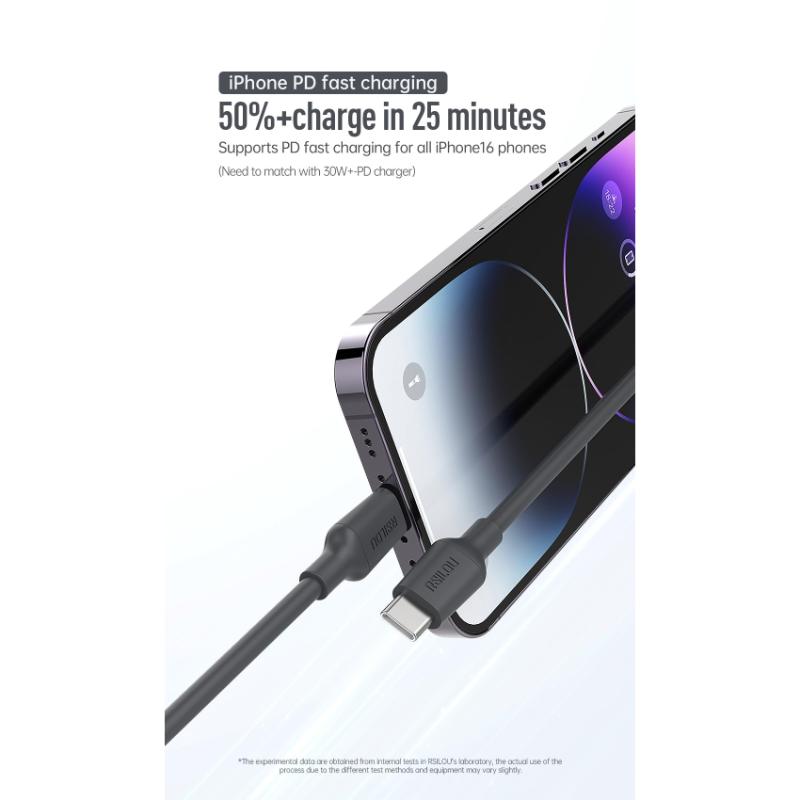 كابل Rsilou من Type-C لـ Lightning 30W R2031-001