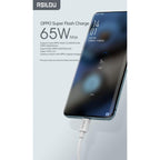 كابل Rsilou Type-C 120W 100CM R2009-001