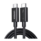 كابل UGREEN USB-C إلى USB-C Thunderbolt 4 بطول 1 متر، US501 أسود