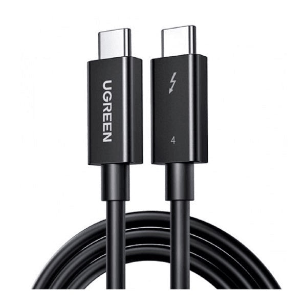 كابل UGREEN USB-C إلى USB-C Thunderbolt 4 بطول 1 متر، US501 أسود