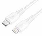 كابل HOCO X120 من USB-C إلى Lightning، يدعم الشحن السريع بقدرة 27 واط، بطول 1 متر