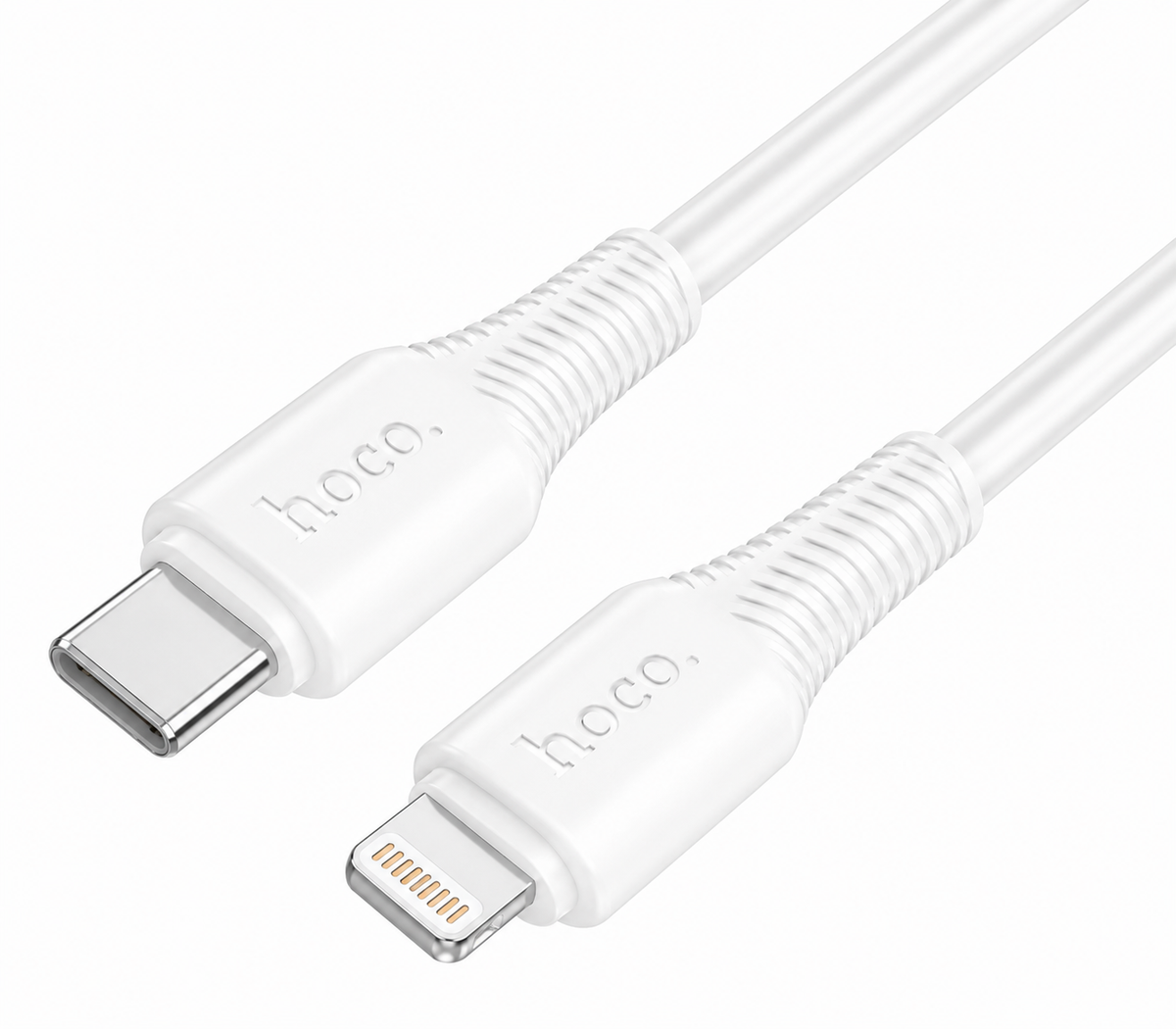 كابل HOCO X120 من USB-C إلى Lightning، يدعم الشحن السريع بقدرة 27 واط، بطول 1 متر